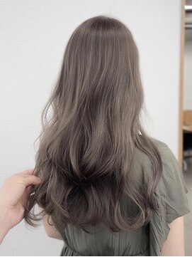 ネハス 名古屋栄店(nehus.) ミルクティーベージュブリーチなしダブルカラーレイヤーカット