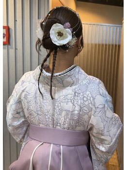 ハイドゥンシーク(HiDE&SEEK)の写真/特別な日は【HiDE & SEEK】大切な日を華やかに彩どる着付け♪［着付け/ヘアーセット/あみおろし/成人式］