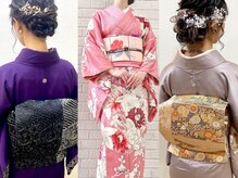 ヘアセットアップス(UP's)の雰囲気（訪問着、小紋、振袖、各種着付け承っております♪お電話で受付）