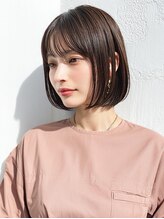 ロディーナ 大口 新子安(rodina)&nbsp;ミルクティーブロンド/ダークブルー/デジタルパーマ/大口新子安