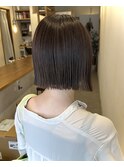 ○柔らかな透け感のラベンダーベージュ