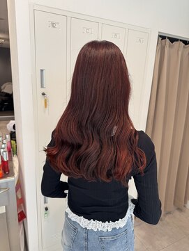 ウルカ 北浦和西口店(ulQua) ブリーチなしワインレッド〇