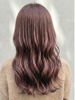ルノヘアー(Lunohair)&nbsp;ブリーチなしカラーで叶う夏ピンクブラウン×顔周りカット