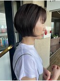 ナチュラルショート/ボブ/顔まわりカット