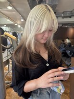 ダブ ギンザ(DaB ginza)&nbsp;ブロンド×ツートーンロングレイヤー