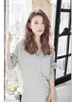 アントリール 調布南口店(entrir)&nbsp;【entrir】小顔フリンジバング×グレージュ