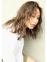 アンサム 三軒茶屋(UNSOME)&nbsp;イルミナカラーでベージュカラー☆外国人風カラー☆癖毛風パーマ