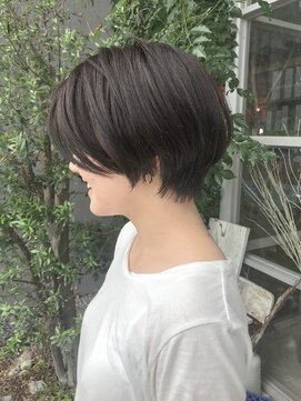 ニコル(Nicoru*) 横顔美人ショート× 似合わせカット×ショコラアッシュ