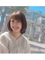 エムスラッシュ ストリートマーケット スマートサロン センター北(M.SLASH)&nbsp;愛されナチュラルボブ/艶カラー