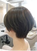 丸みが可愛いショートボブ！