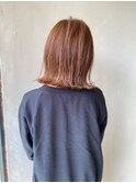 外ハネ×ショコラベージュ