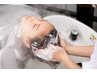 【★極上プラチナ★】整体ヘッドスパ &補修TR＋カット＋艶ケアカラー￥18480