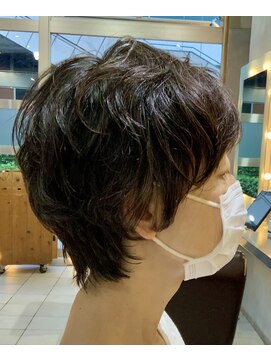 ノノ(nono) ゆるふわパーマの大人のマッシュウルフ