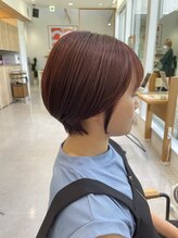 ヘアーアンドスパ メル(hair&spa m.e.l by origami) 丸みショートボブ