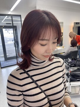 ヘアメイク アリープ(HAIR MAKE ALEAP) ピンクブラウン