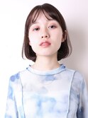 大人可愛い似合わせ美髪切りっぱなしボブピンクブラウン0305