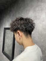 スピン 本八幡(SPIN)&nbsp;ベリーショート/ダークアッシュ/ニュアンスパーマ/韓国マッシュ