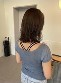 ミルクティベージュオリーブダブルカラーラベンダー