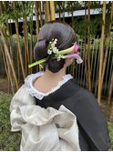 成人式ヘア タイトヘア 振袖ヘア タイトシニヨン タイトアレンジ
