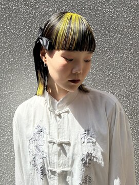 イキ(ikiii) 【mai】point yellow  ポイントカラー/ インナーカラー