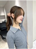 韓国レイヤー/韓国風/ボブ/髪質改善/黒髪/ブリーチなし〔池袋〕