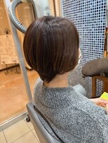 スタジオ アルファプラス 日暮里店(studio α+)&nbsp;ステップボーンカットカットボブショートハイライト白髪ぼかし