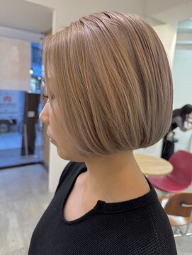 ロックワークオレンジ 西中島店(ROCK WORK ORANGE) ハイトーンボブ