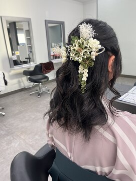 ガルボヘアー 桟橋店(garbo hair) 卒業式　ヘアセット　カワイイ　小学生　大学生