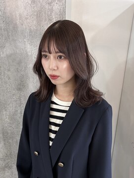 ムージー(moug) ラベンダーグレージュ/暗髪/韓国/広島/袋町