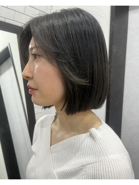 レガーレ(Legare) タッセルボブ×顔周りレイヤー×暗髪