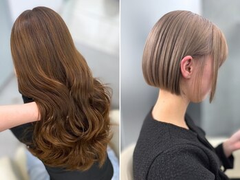 ジエクトアイロ 江坂駅前店(The Ect ilo)の写真/顔学・骨格診断で必ず似合うヘアをご提案◎一番似合う似合わせヘアならお任せください！江坂/江坂駅前