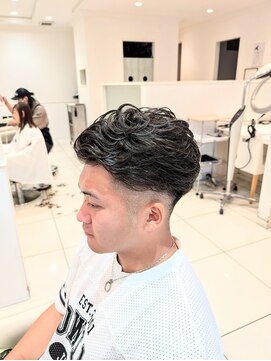 アッシュ 田無店(Ash) ナチュラルフェード+ナチュラルパーマ