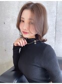 くびれミディアム×ミルクティーベージュ