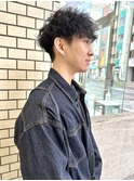20代30代40代パーマミディアムロングレイヤーカットブリーチなし