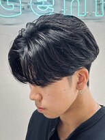 ジーニー 新百合ヶ丘(Genie)&nbsp;フェザーパーマサーフカール刈り上げセンターパート