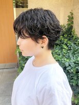 ジーナ 渋谷 表参道(JINA)&nbsp;大人ショート/パーマ/前髪なし/前髪あり／30代40代50代