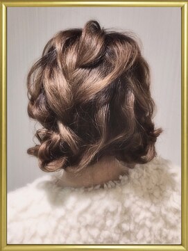 エヌ(N) ルーズなツインお団子アップ☆