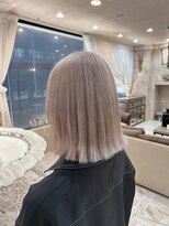 シャンティ 平岸店(Shanti)&nbsp;○ブリーチカラー/ホワイトベージュ/切りっぱなし○菅野裕太