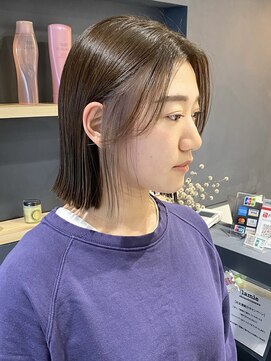 ラミエバイメルト 下北沢(lamie by melt) 花田インナーカラーボブ似合わせカットミディアムレイヤー下北沢