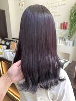 ヘアメイクヒール&nbsp;ブリーチなし◎深めラベンダーブラウン