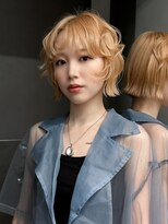 シオン(shion) ボブショートミディアムブリーチハイトーン_F30990