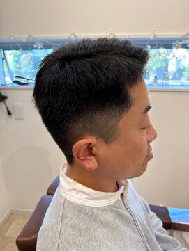 メンズダリアヘアーミュウズ 高崎(Men's Dahlia hair mieuxs) ４０代　７：３メンズショート