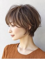 ハーツ(Heart's)&nbsp;大人可愛い40代50代くびれショートボブ丸みショート