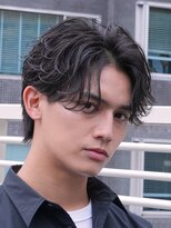 バイフィフス 原宿/表参道(by fifth)&nbsp;原宿フェザーショートフェザーパーマセンターパートウルフゆるめ