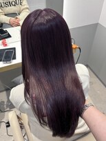 エレノア 京橋(Eleanor) 大人ツヤ感ボルドー×美髪ロングカラー