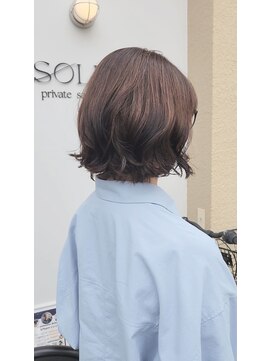 ソレイユ ホワイト(SOLEIL white) ◇ボブカール◇