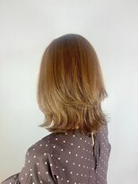 ヘアデザイン アンジェロカフェ(Hair Design Angelo cafe)&nbsp;ベージュカラー/ミディアムスタイル/20代30代40代