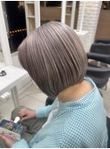 脱白髪染めハイライト