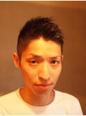 トップがツンツンのベリーショート
