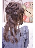 ひつじヘアー+ハートアレンジ【メイズ東中野・鍛原志行】